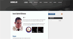 Desktop Screenshot of ghionea.ro